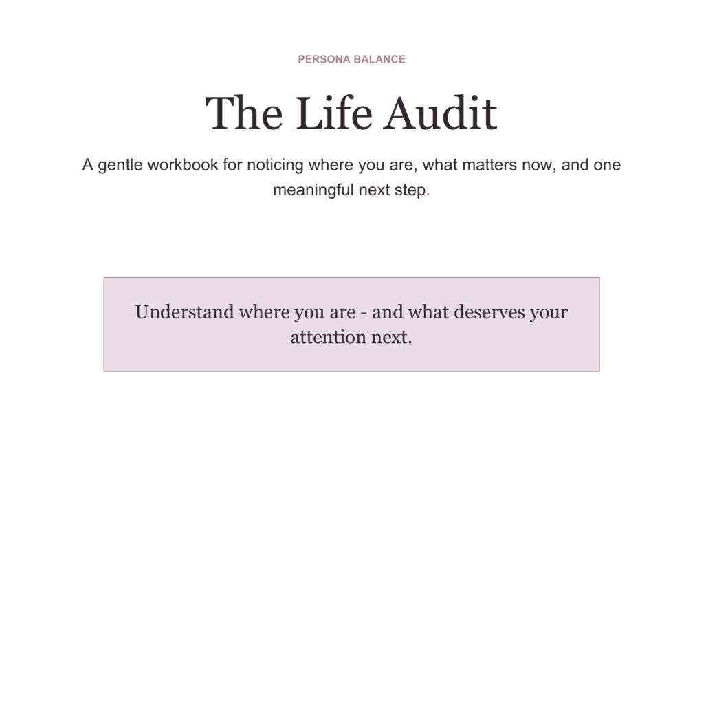 The Life Audit